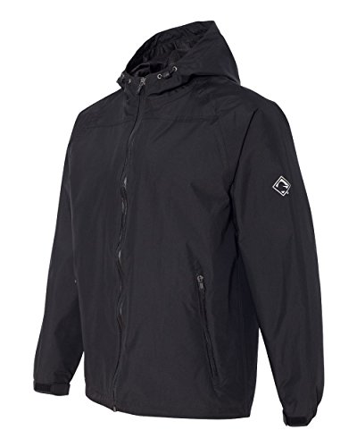 DRI Duck Men's 5335 Torrent Waterproof Hooded Zip-Up Jacket (Large, Black)