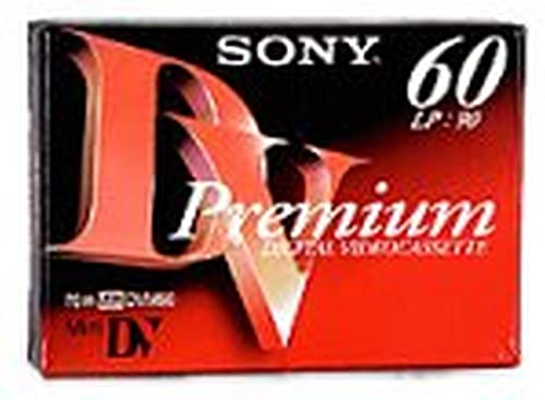 Sony DVM60PRL3BPWM 60 Minute Mini-DV Cassettes DVC Premium Series - 3 Pack (Discontinued by Manufacturer)