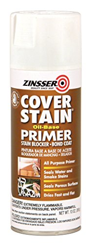 Rust-Oleum Zinsser 3608 Cover Stain Oil Base Primer Spray, 13 oz, White