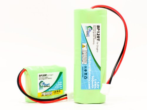 BP12RT, BP20R Transmitter and Receiver Battery for Dogtra 300M, YS500, 302M, 280 NCP Dog Training Collars