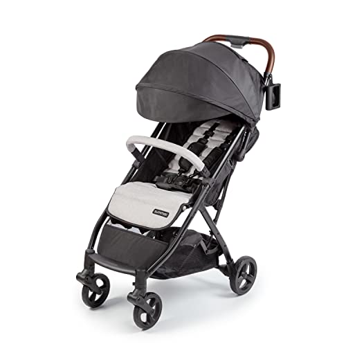 Summer by Ingenuity 3Dquickclose CS+ Compact Fold Stroller, Car-Seat Compatible, Lightweight Stroller with Oversized Canopy, Extra-Large Storage
