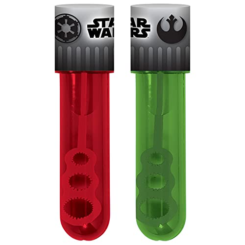 Star Wars Galaxy of Adventures Bubble Tubes - Pack of 4 (1 oz Each) - Perfect for Kids' Parties & Collectors