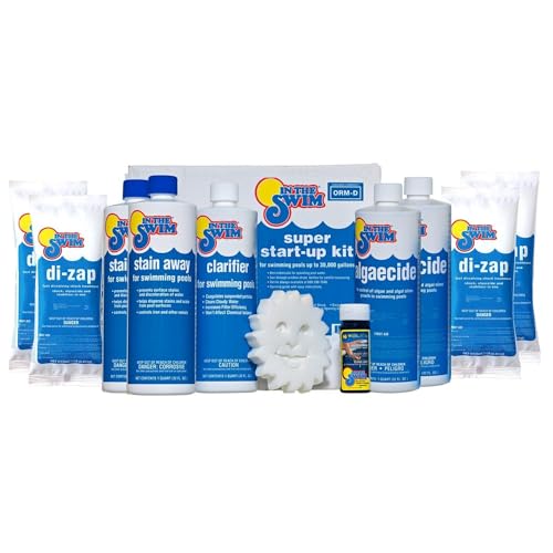 In The Swim Pool Super Opening Chemical Start Up Kit - Above Ground and In-Ground Swimming Pools - Up to 35,000 Gallons