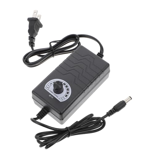 Homoyoyo Adjustable Power Supply Dc Switching Power Adapter Crow Power Adapter for Fan LED Power Supply Dc Switching Power Supply Plastic Adjustable Power Adapter Dimming Abs Motor