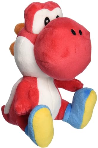 Little Buddy 1389 Super Mario All Star Collection Red Yoshi Plush, 7'