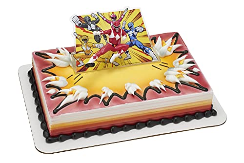 Decopac Power Rangers It's Morphin Time DecoSet Cake Decoration Topper, 3'