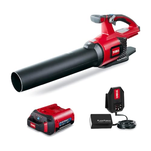 Toro Flex Force 60-Volt Max Brushless and Cordless Leaf Blower with 2.0-Ah Battery and Charger