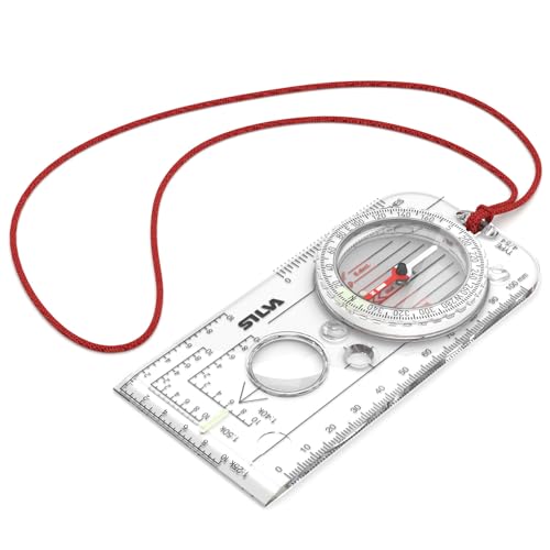 Silva Compass Navigation - Expedition 4 - Scale 1:25k 1:40k 1:50k mm & inches - Navigation Compass for Advanced Users and Rescue Professionals - Rotatable Compass housing - Compass Hiking