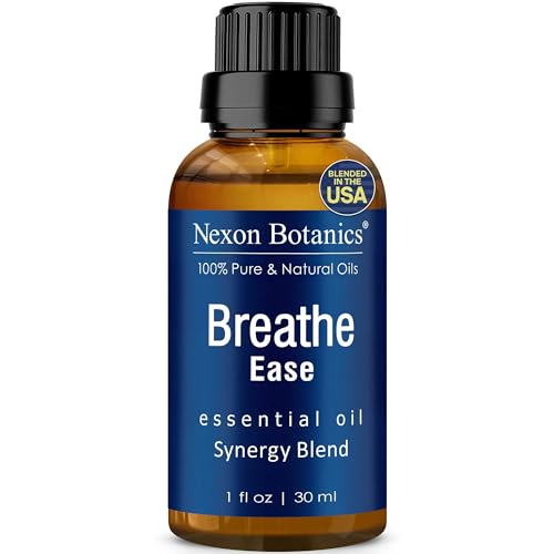 Breathe Essential Oil Blend 30 ml - Breath Easy Essential Oil Sinus Relief - Breathe Ease Essential Oils for Humidifier, Diffuser, Aromatherapy - Nexon Botanics