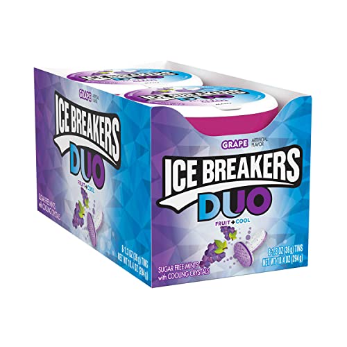 ICE BREAKERS DUO Mints, 1.30 Ounce (Pack of 8)