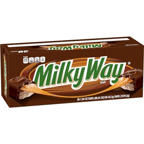 MilkyWay Candy Milk Chocolate Bars Bulk Pack, Full Size, 1.84 oz Pack of 36)