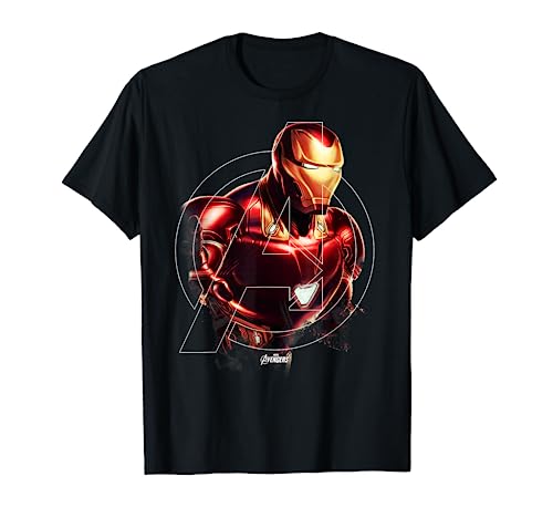 Marvel Avengers Endgame Iron Man Portrait Graphic T-Shirt