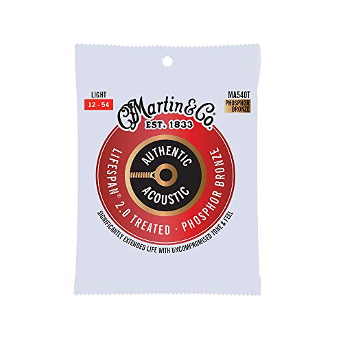 Martin Authentic Acoustic Guitar Strings - Lifespan 2.0 Treated