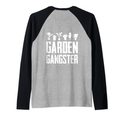 GARDEN GANGSTER I Plants Gardener Gardening Raglan Baseball Tee