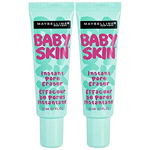 Maybelline Baby Skin Instant Pore Eraser Primer Makeup, Clear, 2 Count