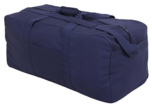 Rothco Canvas Jumbo Cargo Bag (FT822), Navy Blue