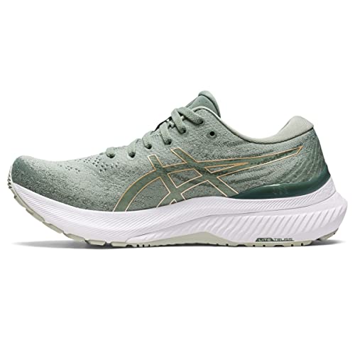 ASICS Women's Gel-Kayano 29 Running Shoes, 8, Slate Grey/Champagne