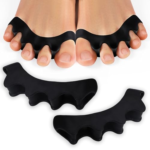 Welnove Toe Separator Gently Corrects and restores The Natural Shape of Toes and feet - 2Pair