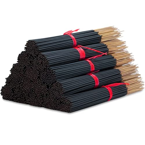 Lemongrass Incense Sticks 11' - 1 Bundle 85 to 100 Sticks - Smooth and Clean Long Burn Time, 45 to 60 Minutes.