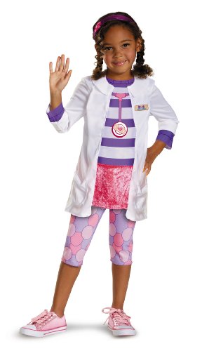 Disguise Disney Doc McStuffins Classic Girls' Costume ,Medium (7-8)