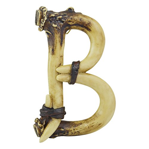 Pine Ridge Personalized Name Art 6' Antler Letter 'B' Home Decor - 3D Western Decorative Hanging Wall Letters Decorations Deer Antler Monogram Hunting Sign Design - Unique Gift Ideas