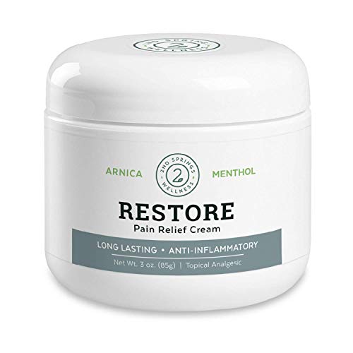 2nd Springs RESTORE Cream [3oz] - Soothing Relief for Muscles & Joints. Trusted by Professionals. Made in USA. All-Natural Formula.
