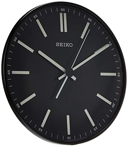 Seiko Clock (Model: QXA521JLH) , White, 12 x 12 x 1.75 Inch