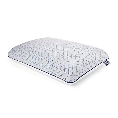 Sealy Essentials Cool Touch Memory Foam Pillows, 1 Pack, White