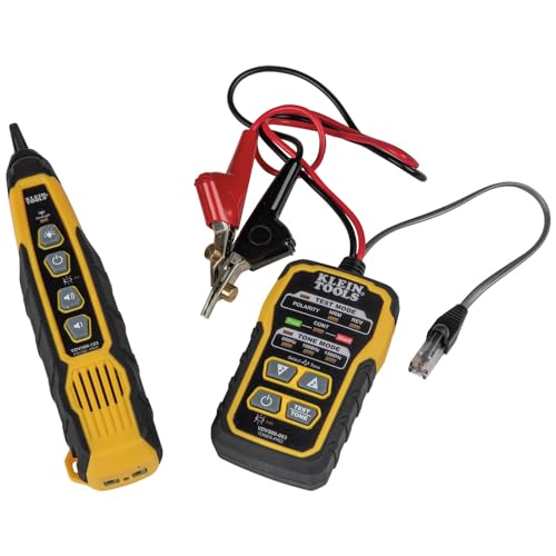 Klein Tools VDV500-820 Wire Tracer Tone Generator and Probe Kit Continuity Tester for Ethernet, Telephone, Speaker, Coax, Video, and Data Cables, RJ45, RJ11, RJ12