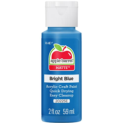 Apple Barrel Acrylic Paint in Assorted Colors (2 Ounce), 20225 Bright Blue