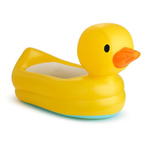 Munchkin Duck Inflatable Baby Bathtub with White Hot Heat Alert