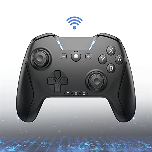 Bluetooth Controller for Switch/Mac/PC/Steam/Mobile Phone/iOS/Android//TV/iPad/Table/Apple Arcade MFi Games, switch pro controller wireless with Adjustable Dual Motion,Turbo,Macros,6-Axis,Wake Up