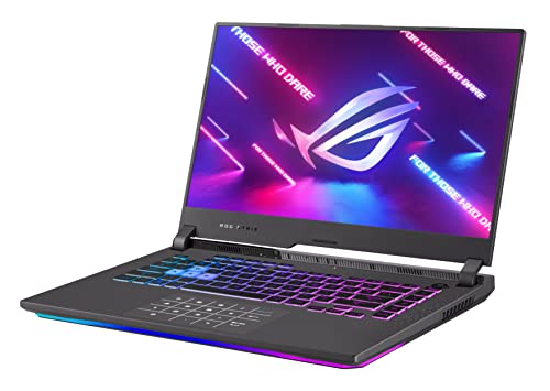 ASUS ROG Strix G15 (2022) Gaming Laptop, 15.6” 300Hz IPS FHD Display, NVIDIA GeForce RTX 3060, AMD Ryzen 7 6800H, 16GB DDR5, 1TB SSD, RGB Keyboard, Windows 11 Home, G513RM-IS74