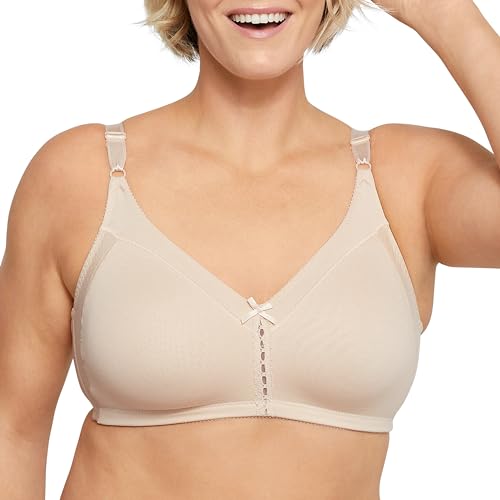 Bali womens Double-support Cotton Wirefree Df3036 bras, Soft Taupe, 38C US