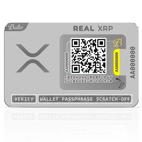 Ballet Real XRP - The Easiest Crypto Cold Storage Card