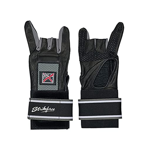 Strikeforce Pro Force Positioner Bowling Glove Black (Large, Right)