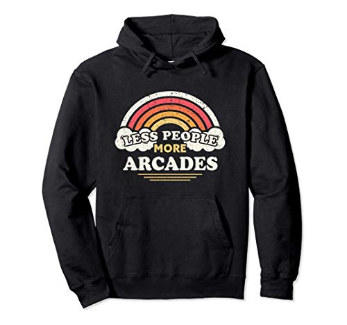 Arcade Design, Less People, More Arcades Pullover Hoodie