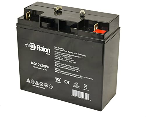 Raion Power 12V 22Ah Replacement AGM Battery For Schumacher DSR SCUPSJ2212 Jump Starter - 1 Pack