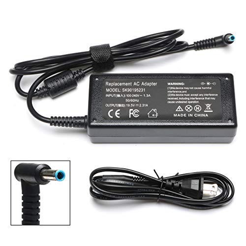 45W Laptop Charger for HP 14 inch Laptop 14-DK 14-DQ 14-DF 14-DH 14-DS 14-AC 14-AK 14-AL 14-BA Series, 14-DF0023CL 14-DF0018WM 14-DK0731MS 14-DK1025WM 14-DS0040NR 14-DK1022wm UL Listed Power Adapter