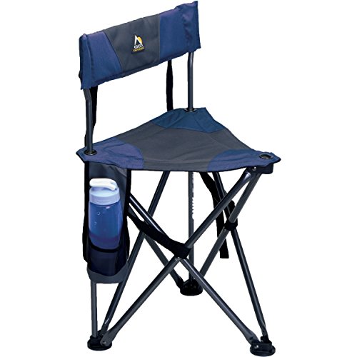 GCI Outdoor Quik-E Seat Collapsible Stool with Back Support