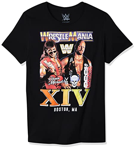 WWE Men's Mania XIV Lineup-1, Black, S