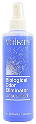 BARD HOME HEALTH DIV 577018U 8 oz. Medi-Aire Biological Odor Eliminator Spray Bottle, Unscented