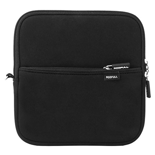ROOFULL Protective Storage Carrying Sleeve Case Pouch Bag for External USB DVD Blu-ray Hard Drive, Compatible for Apple Superdrive, Magic Trackpad, Samsung/ASUS/Dell/LG External DVD Drive, Black