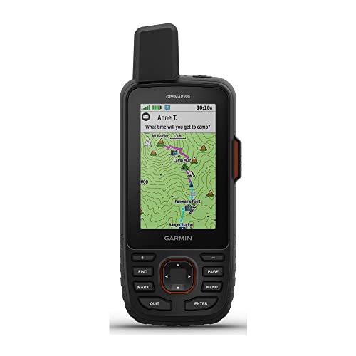 Garmin GPSMAP 66i, GPS Handheld and Satellite Communicator, Featuring TopoActive mapping and inReach Technology, Multi
