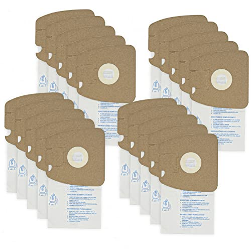 20 Pack Replacement Filtration MM Paper Vacuum Cleaner Bags Compatible with Eureka Style MM 3670 3680 60297A 4100 S4170 4300-4600,5180. Replaces Part# 60295C