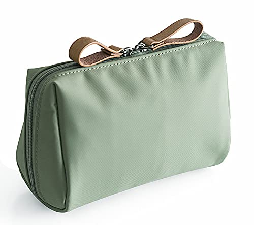 Vviitop Small Makeup Bag for Purse, Makeup Pouch Small Cosmetic Bag Mini Portable Handbag for Women and Girls (Emerald Green)
