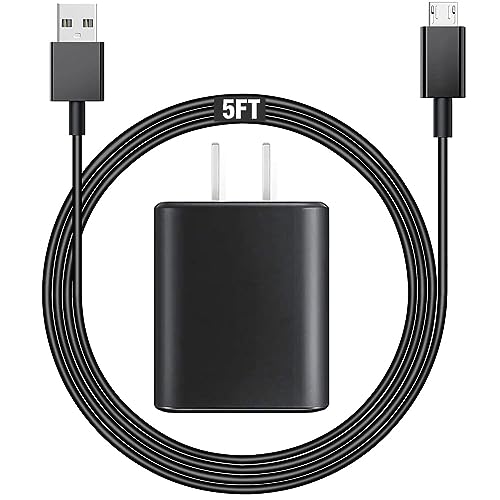 5Ft Wall Charger Cable Fit for Bose SoundLink Color II/2, Mini II/2, Revolve, Revolve+ Plus Bluetooth Speaker, Bose QuietComfort 35 I/II Power Adapter Micro-USB Charging Cord