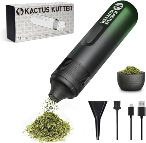 KactusKutter K1 Electric Herb Grinder Battery Powered Automatic Portable Kitchen Spice Mill For Grinding - Holds up to 1 Gram