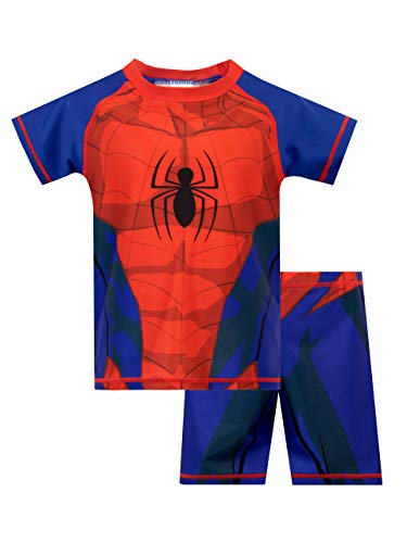 Marvel Boys' Spiderman Two Piece Swim Set Multicolor Size 6