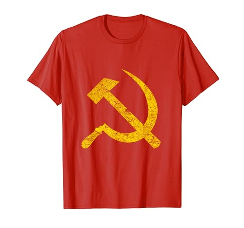 Socialist Hammer and Sickle Vintage T-Shirt